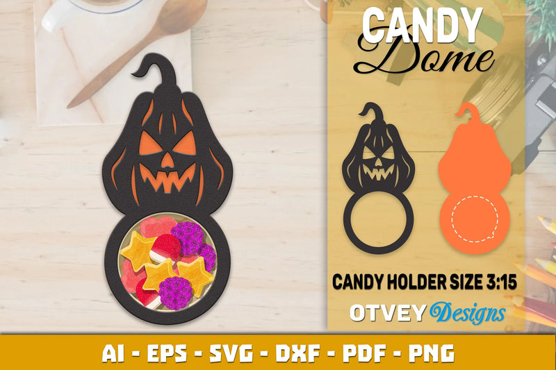 Halloween Candy Dome Designs SVG Bundle 11 - CraftNest - Digital Crafting and Art