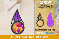 Halloween Candy Dome Designs SVG Bundle 44 - CraftNest - Digital Crafting and Art