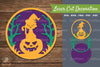 Halloween Cat Laser Cut Decoration SVG Bundle