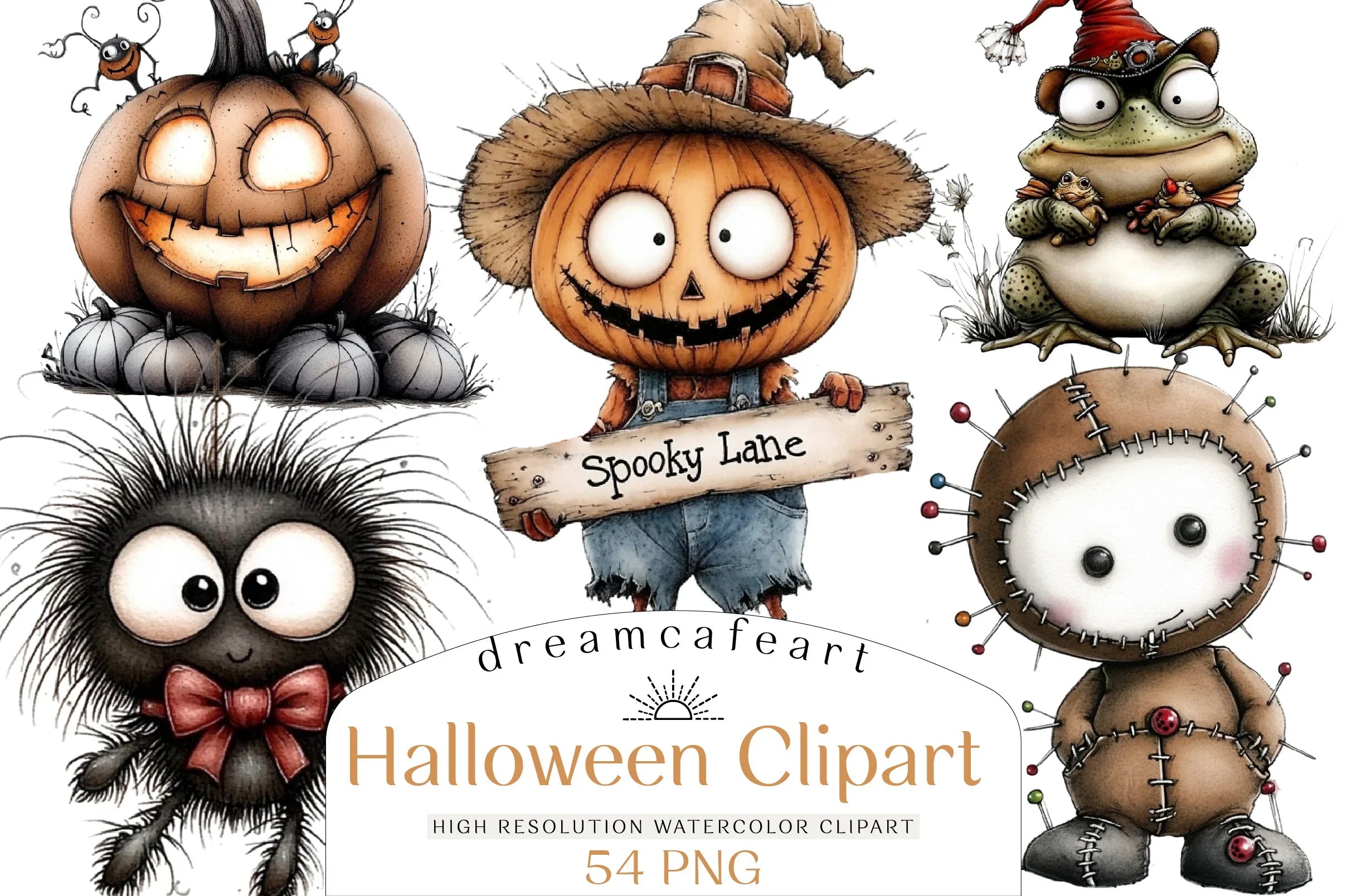 Halloween Design Clipart Bundle - CraftNest - Digital Crafting and Art