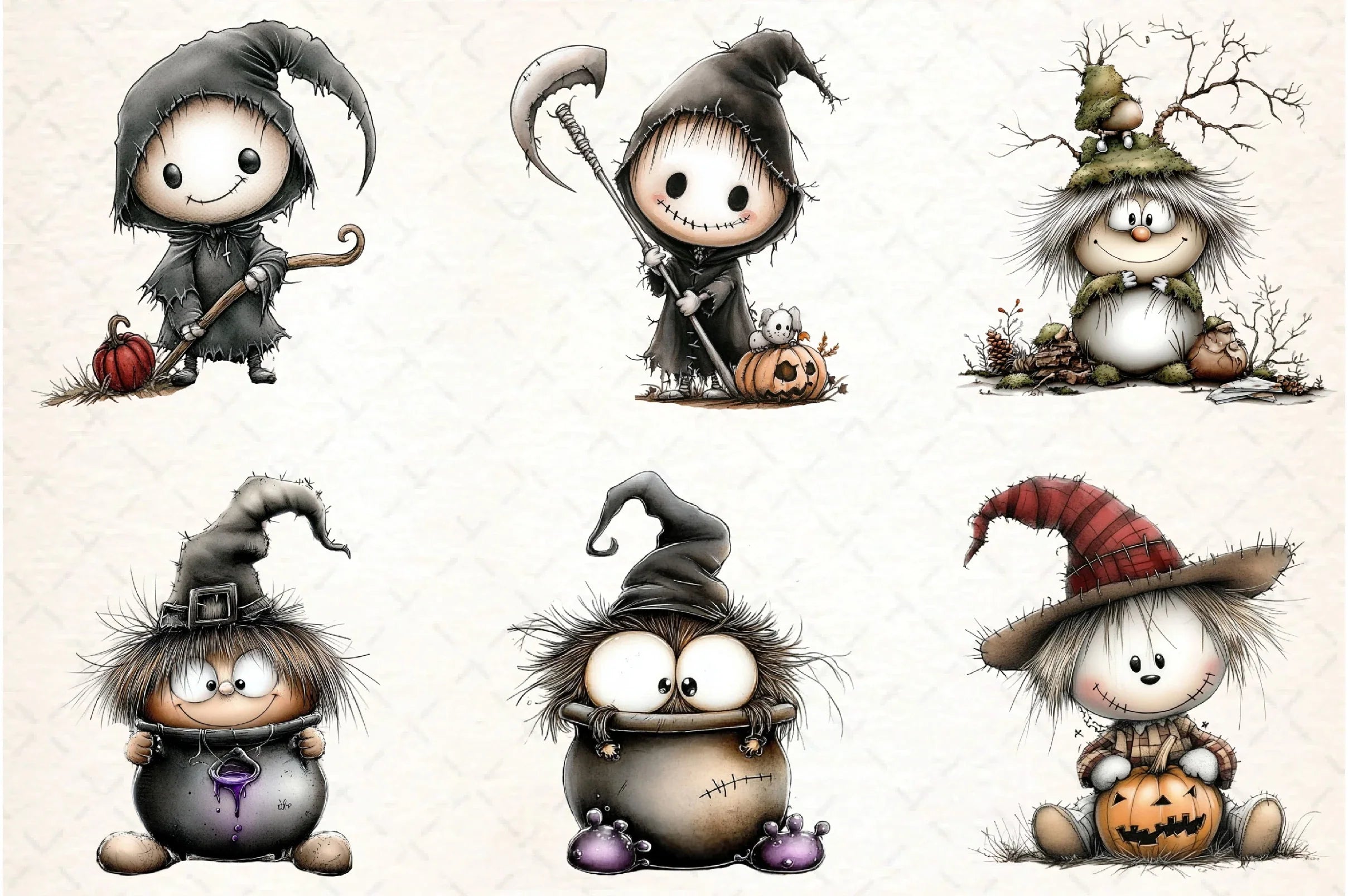 Halloween Design Clipart Bundle - CraftNest - Digital Crafting and Art