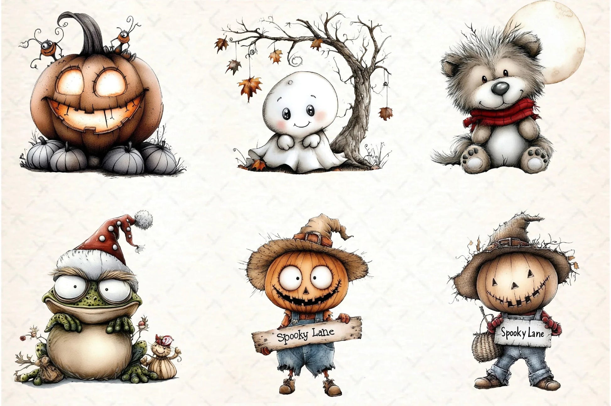 Halloween Design Clipart Bundle - CraftNest - Digital Crafting and Art