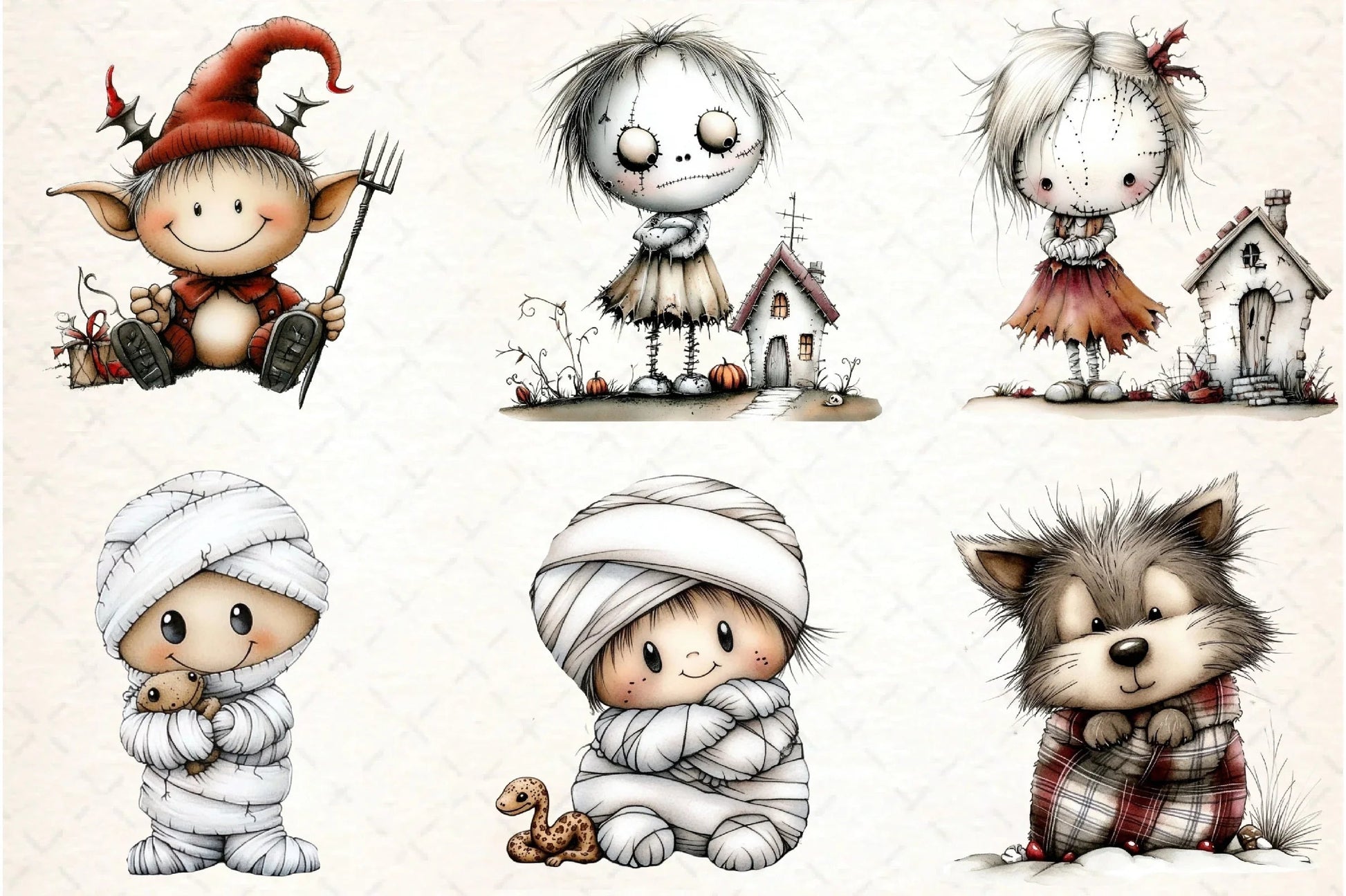 Halloween Design Clipart Bundle - CraftNest - Digital Crafting and Art