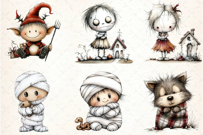 Halloween Design Clipart Bundle - CraftNest - Digital Crafting and Art