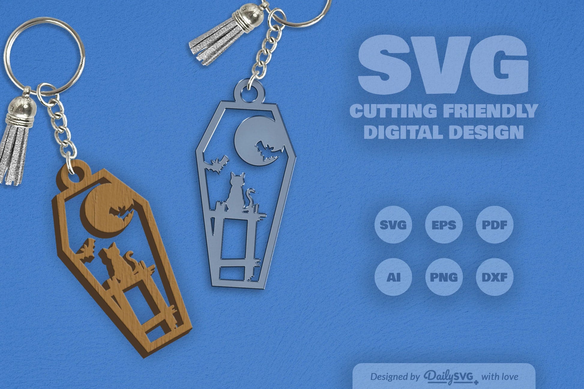 Halloween Coffin SVG Bundle 5 - CraftNest - Digital Crafting and Art