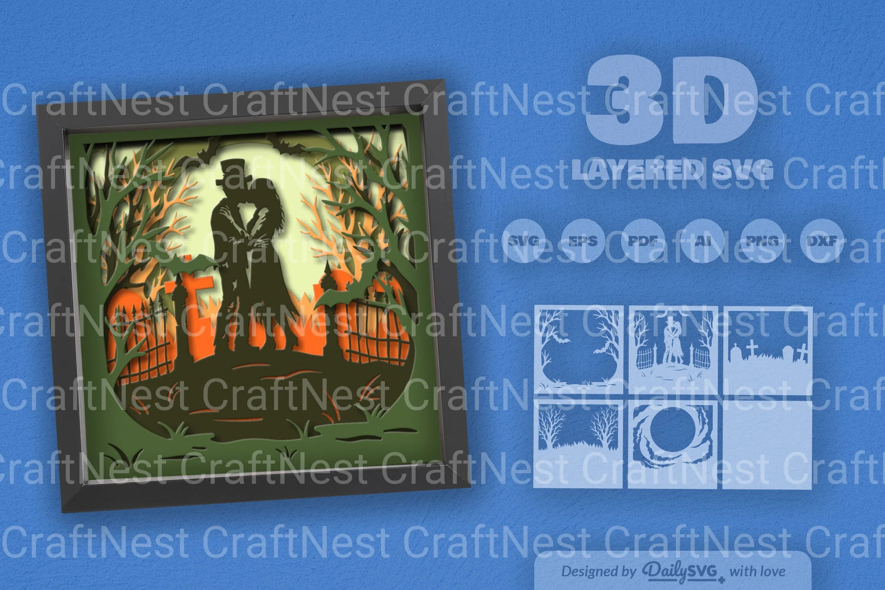 Halloween Couple of Death SVG Bundle