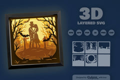 Halloween Couple of Death SVG Bundle - CraftNest - Digital Crafting and Art
