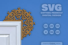 Halloween Door Corner Laser Cut Clipart SVG Bundle - CraftNest - Digital Crafting and Art