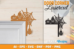 Halloween Door Corner Lasercut SVG Bundle 10 - CraftNest - Digital Crafting and Art