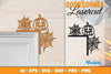 Halloween Door Corner Lasercut SVG Bundle