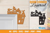Halloween Door Corner Lasercut SVG Bundle