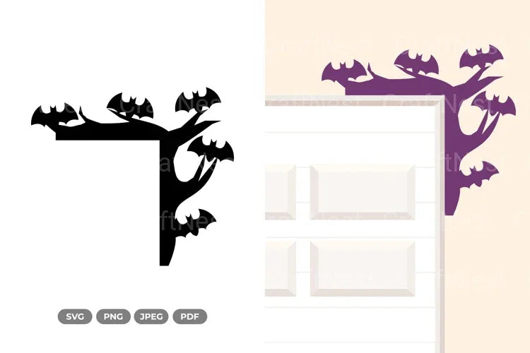 Halloween Door Corner SVG Bundle - CraftNest - Digital Crafting and Art