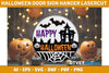 Halloween Door Hanger Sign SVG Bundle