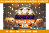 Halloween Door Hanger Sign SVG Bundle