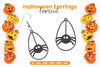 Halloween Earring Laser Cut SVG Bundle Clipart