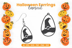 Halloween Earring Laser Cut SVG Bundle - CraftNest - Digital Crafting and Art