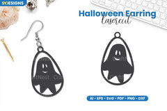 Halloween Earring Lasercut SVG Bundle - CraftNest - Digital Crafting and Art
