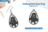 Halloween Earring Lasercut SVG Bundle