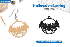 Halloween Earring Lasercut SVG Bundle - CraftNest - Digital Crafting and Art