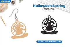 Halloween Earring Lasercut SVG Bundle Clipart - CraftNest - Digital Crafting and Art