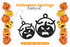 Halloween Earrings Laser Cut SVG Bundle