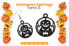 Halloween Earrings Laser Cut SVG Bundle - Clipart Bundle