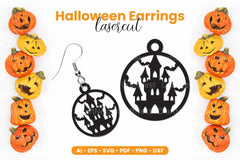 Halloween Earrings Laser Cut SVG Bundle Clipart - CraftNest - Digital Crafting and Art