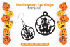 Halloween Earrings Laser Cut SVG Bundle Clipart