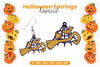 Halloween Earrings Lasercut SVG Bundle