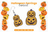 Halloween Earrings Lasercut SVG Bundle