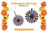 Halloween Earrings Lasercut SVG Bundle