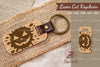 Halloween Face Laser Cut Keychain Bundle