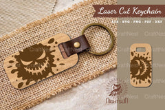 Halloween Face Laser Cut Keychain Bundle - CraftNest - Digital Crafting and Art