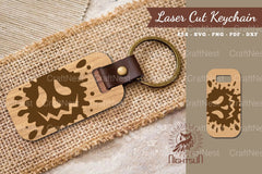 Halloween Face Laser Cut Keychain Bundle - CraftNest - Digital Crafting and Art