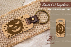 Halloween Face Laser Cut Keychain Bundle - CraftNest - Digital Crafting and Art