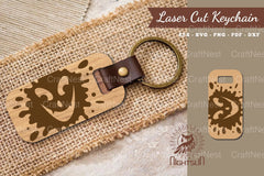 Halloween Face Laser Cut Keychain Clipart Bundle - CraftNest - Digital Crafting and Art