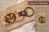 Halloween Face Laser Cut Keychain Clipart Bundle