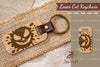 Halloween Face Laser Cut Keychain Bundle
