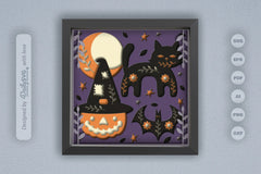 Halloween Folk Art Papercut SVG Bundle - CraftNest - Digital Crafting and Art