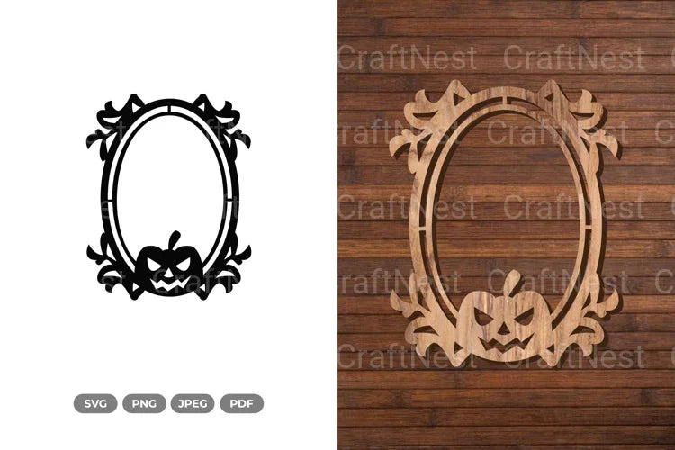 Halloween Frame Cut SVG Bundle - CraftNest - Digital Crafting and Art