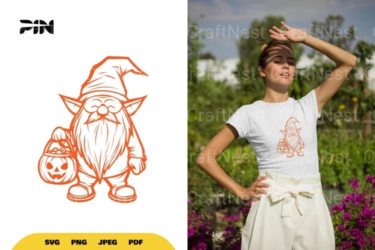 Halloween Gnome SVG Bundle - CraftNest - Digital Crafting and Art