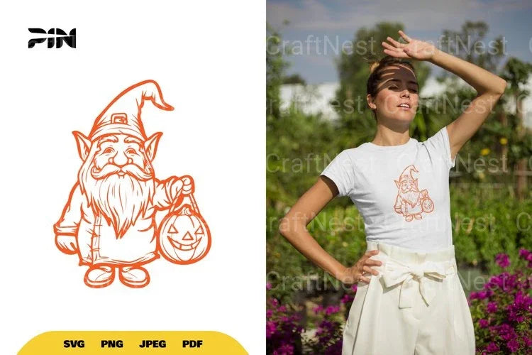 Halloween Gnome SVG Bundle - CraftNest - Digital Crafting and Art