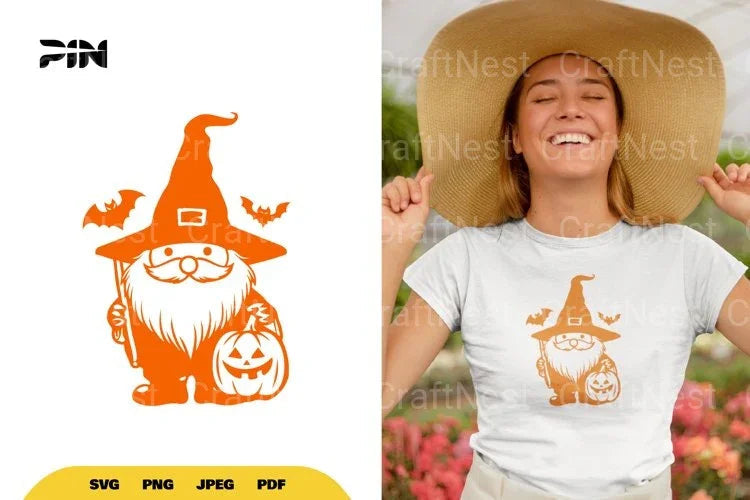 Halloween Gnome SVG Bundle - CraftNest - Digital Crafting and Art