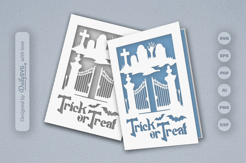 Halloween Papercut SVG Bundle 15 - CraftNest - Digital Crafting and Art