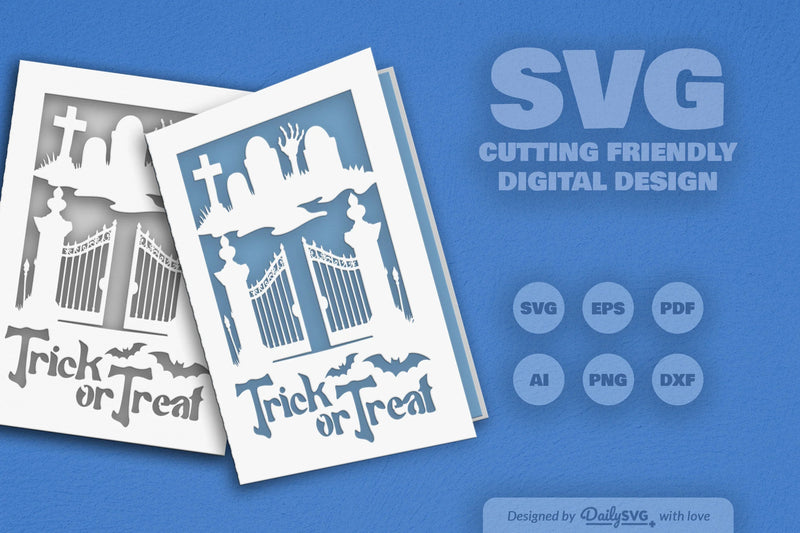 Halloween Papercut SVG Bundle 15 - CraftNest - Digital Crafting and Art