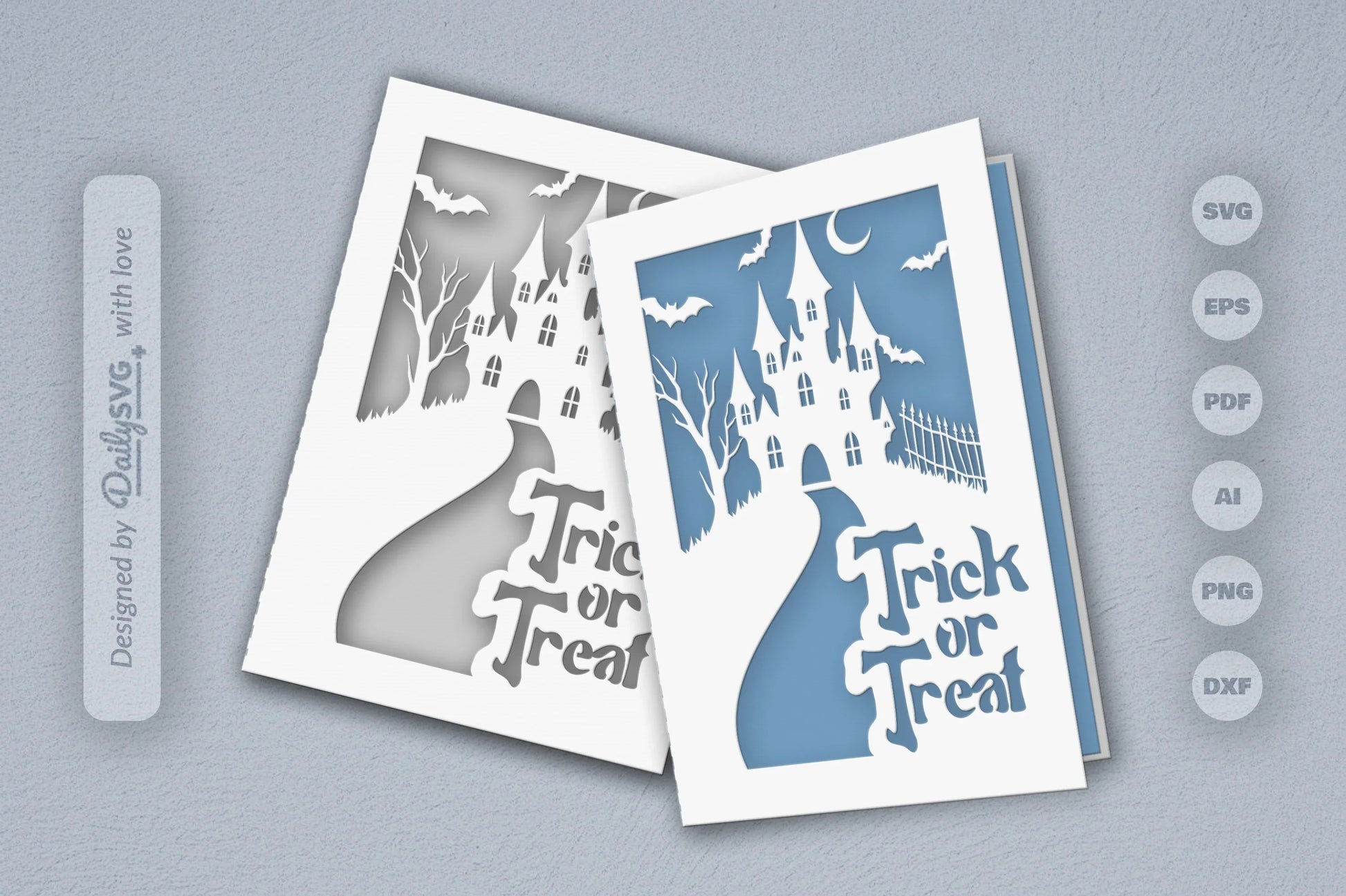 Halloween Papercut SVG Bundle 7 - CraftNest - Digital Crafting and Art