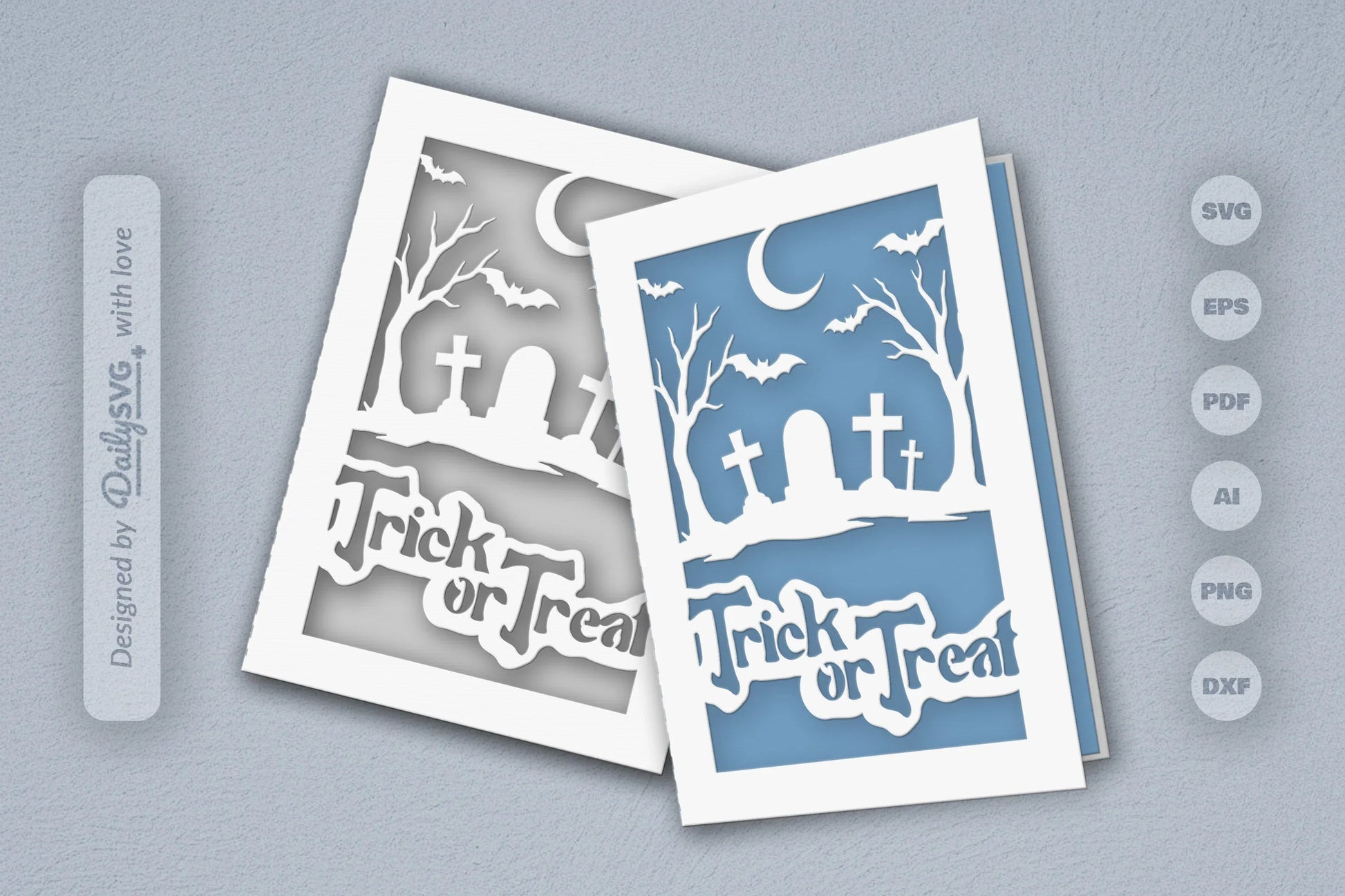 Halloween Papercut SVG Bundle 19 - CraftNest - Digital Crafting and Art
