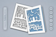 Halloween Papercut SVG Bundle 19 - CraftNest - Digital Crafting and Art