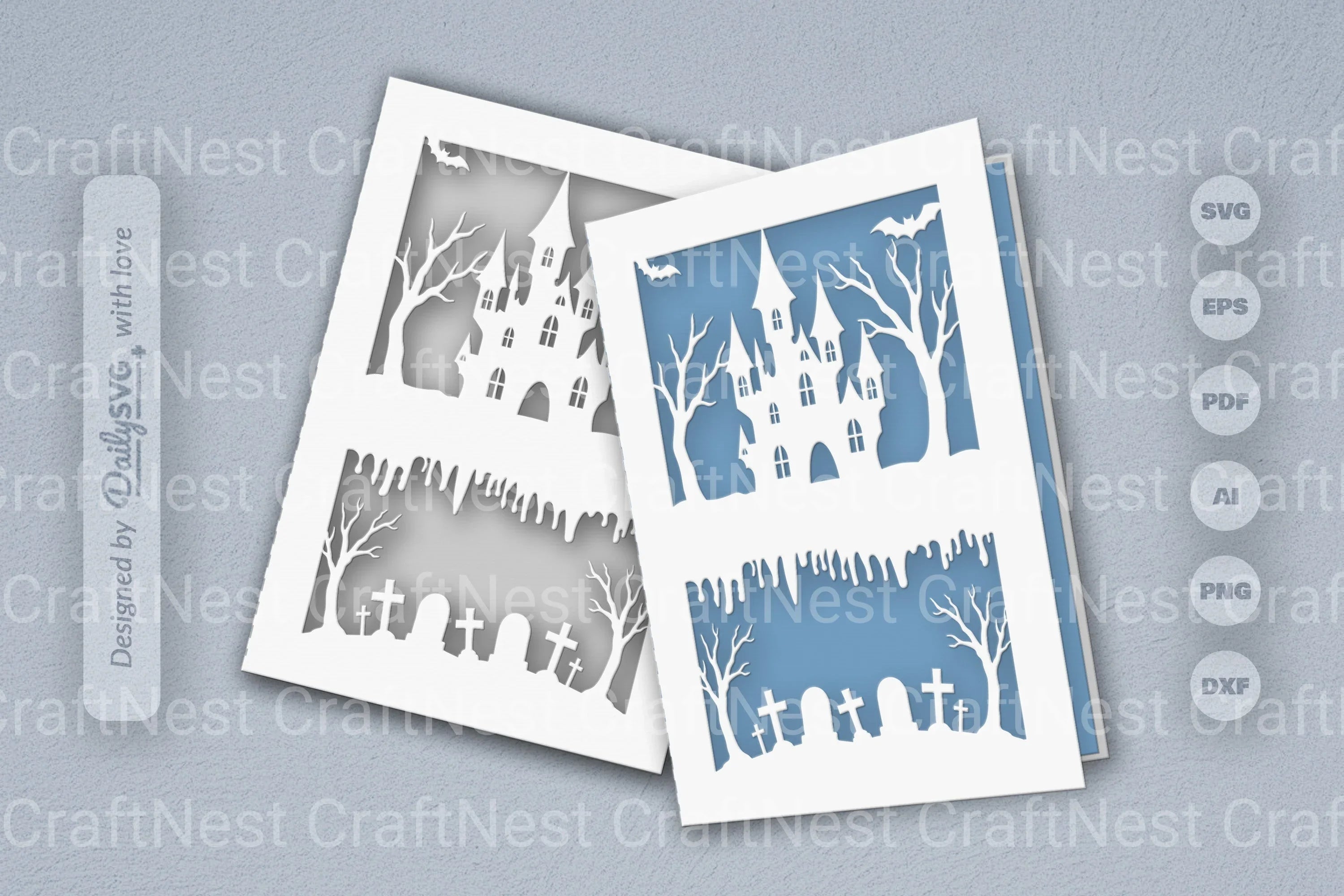 Halloween Papercut SVG Bundle