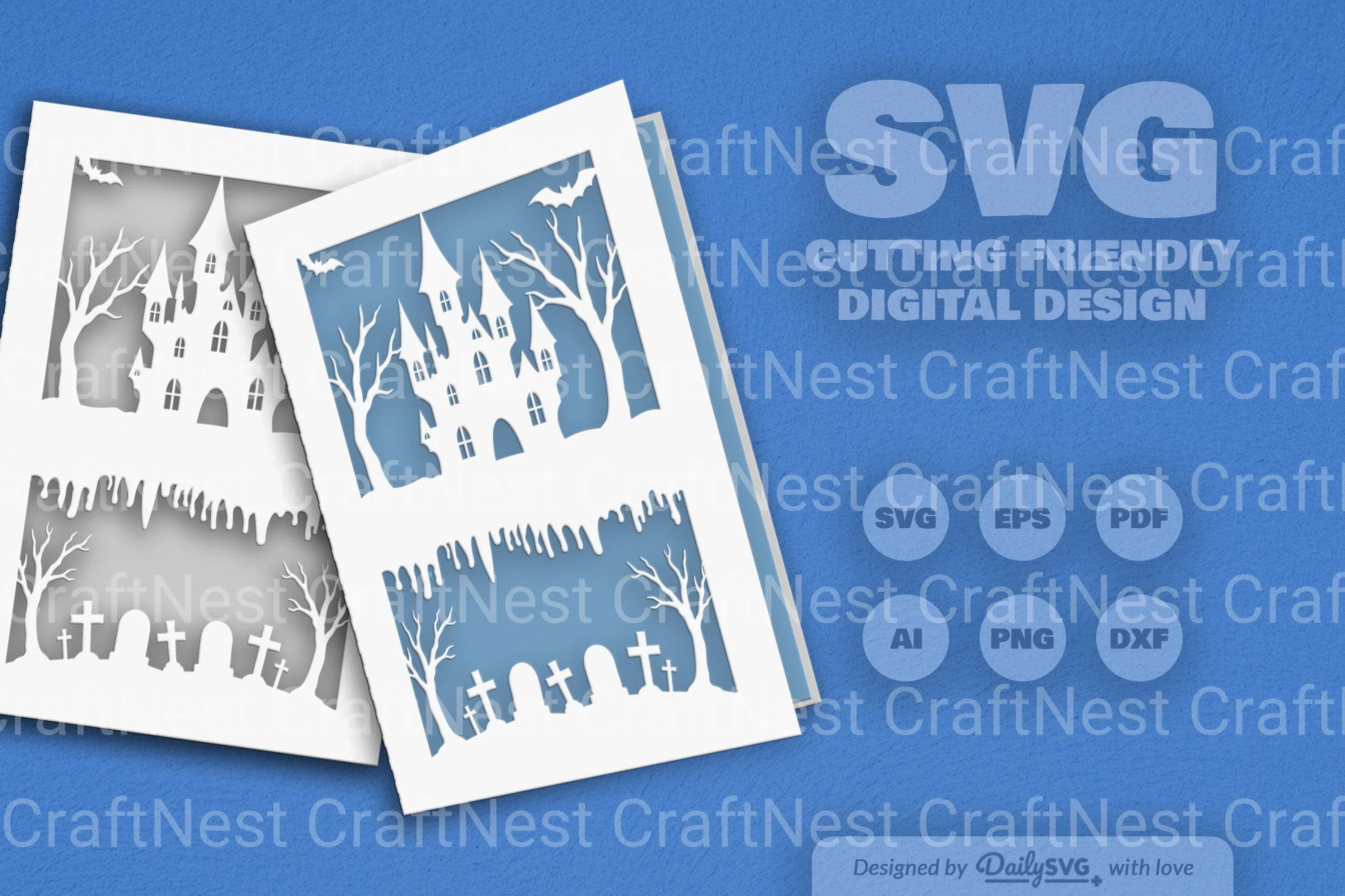 Halloween Papercut SVG Bundle